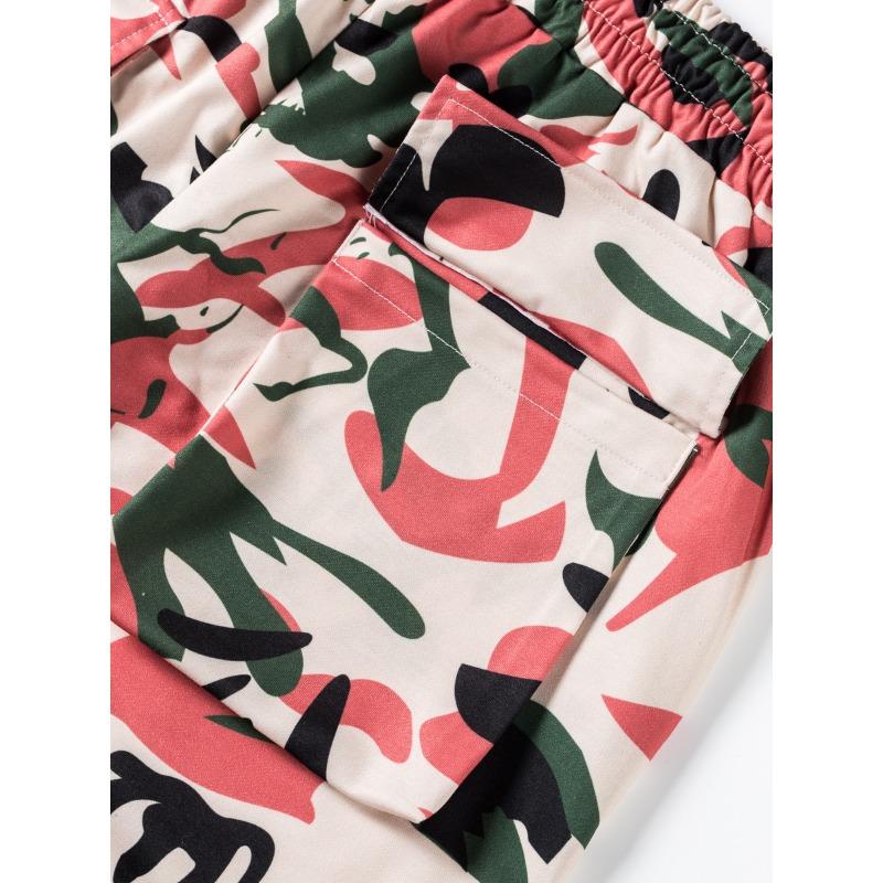 New Casual Camouflage Print Men's Trousers Fashion Casual Trousers Men's Sports Trousers