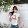 MJ STYLE Women's Round Neck Short-Sleeve T-Shirt