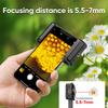 Microscope with LED Fill Lights CPL Filter 100X Digital Microscope Lens Portable Pocket Phone Microscope Lens Attachment