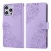 Luxury Fashion Flower Pattern Leather Case For iPhone 16 15 14 13 Pro Max 14 15 16 Plus 16e Business Flip Wallet Card Solt Cover