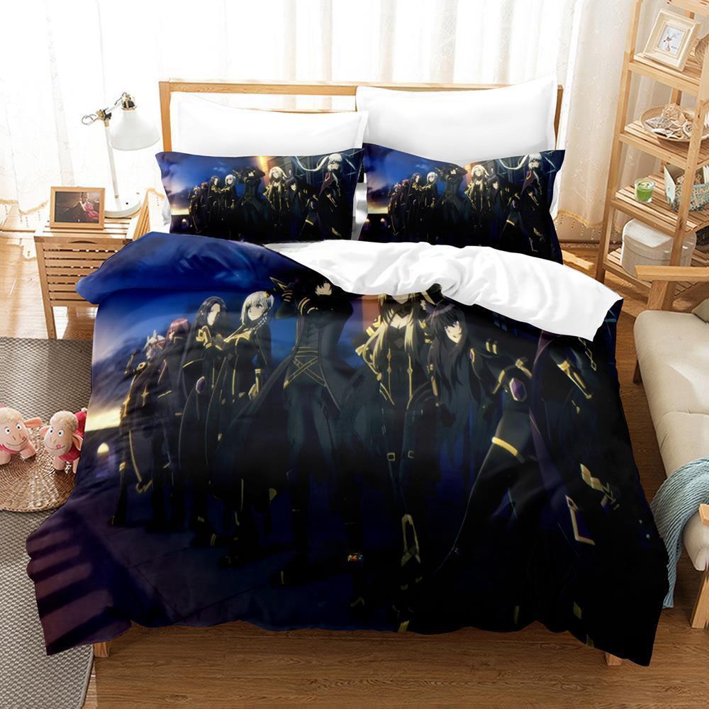 The Eminence In Shadow Cid Kagenou Bedding Set Cartoon Anime Three-piece Set Adult Kid Bedroom Duvet Cover Sets Home Textiles