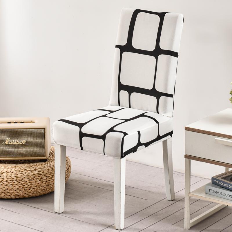 New Colors Chair Covers Floral Modern Slipcover For Dinning Room Wedding Stretch Elastic Furniture Protector