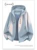 2026 Spring Men's American-Style Slimming Hooded Windbreaker Jacket - Trendy and Casual