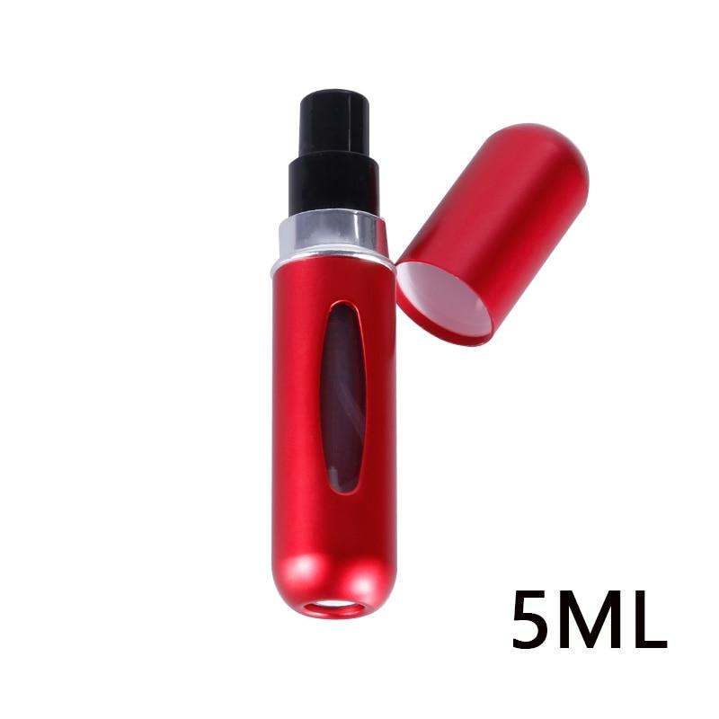 5ml Refillable Perfume Bottle Pump High-end Portable Spray Bottle Made Aluminum Press Spray Design