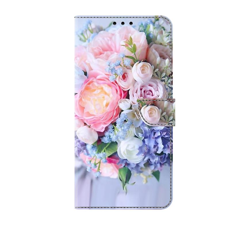 Etui na telefon Samsung Galaxy A55 A35 A34 A33 A32 A31 A16 3D Urocze Malowane Magnetyczne Skórzane Etui z Klapką i Uchwytem Portfel Etui na Telefon Komórkowy