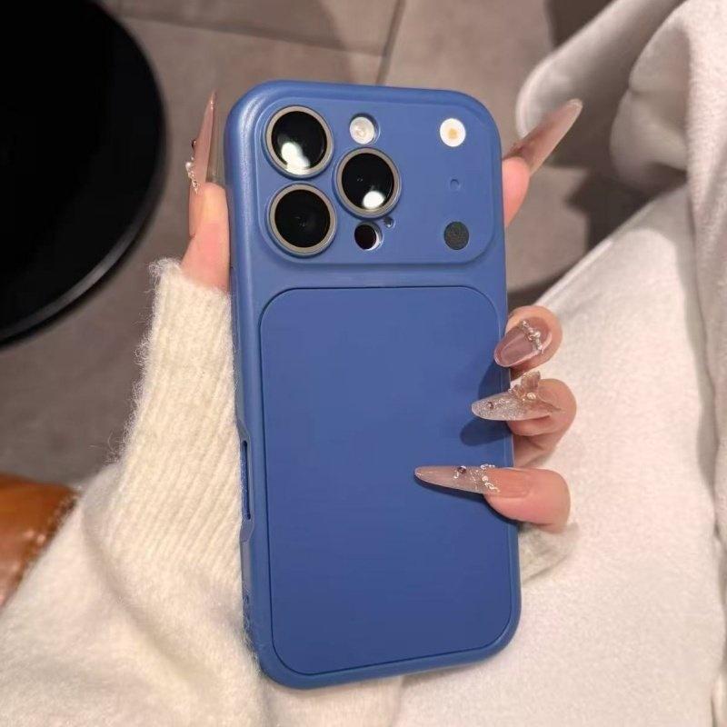 Capa Fosca 2 EM 1 Para iPhone 17 Air 16 15 14 Plus 13 12 11 Pro Max Armadura de Proteção de Lente Mudança Instantânea para 17 Capas