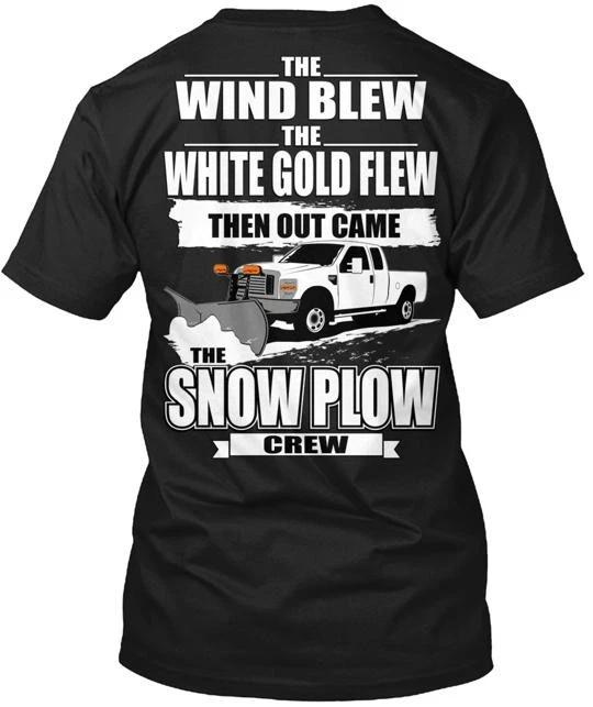 

Snow Plow Truck 450 Left Chest Tee T shirt Made in the USA Size S to 5XL XL
