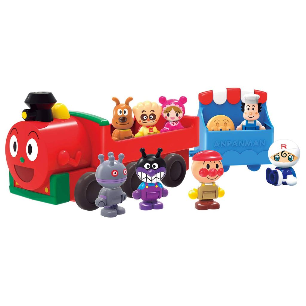Anpanman Anpanman First House Doll Set SL Man and 8 Friends Ages 2 and Up