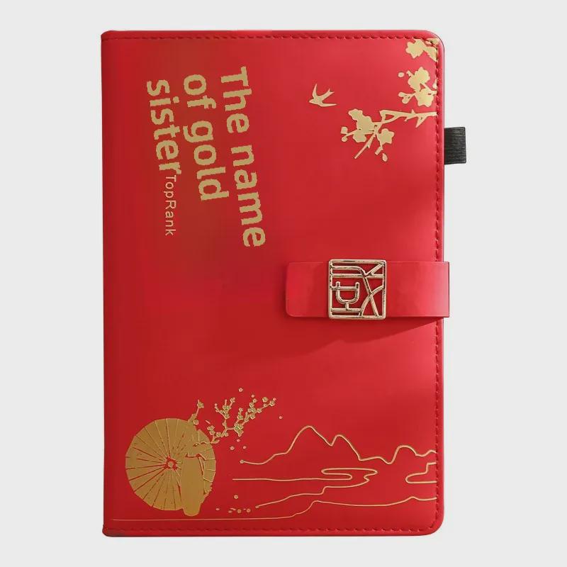 A5 Trendy Thickened Notebook & Inspirational Student Diary Gift Set