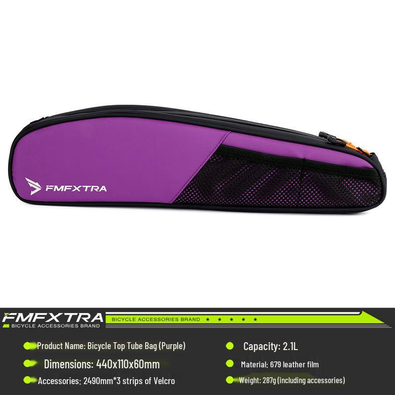 

Mountain Bike Triangle Top Tube Saddle Bag - Cycling Equipment Accessory 2.1L