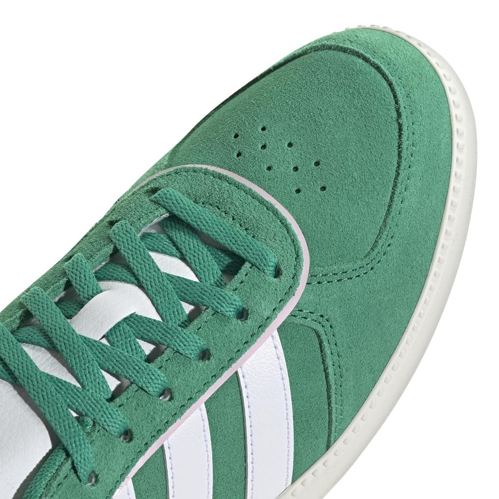Adidas BREAKNET Sleek Suede NKA01 Court Pink Size Cm Women's Sneakers, Green/Footwear White/Clear (JH6896), 23.0