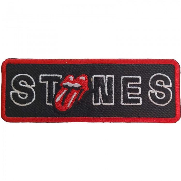 The Rolling Stones Logo bez filtra otoczone żelazkiem na naszywce