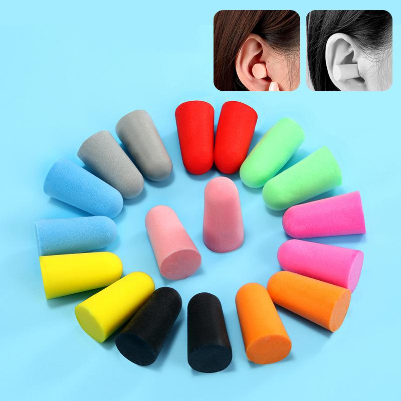 10 Pairs Sponge Earplugs Noise Canceling Sleep Earplugs Noise-Isolating Earplugs Dust Resistant Abrasion Resistant Flexible Work