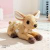 25cm nejnovější ležící figurka jelena Kawaii plyšová hračka figurka kreslený anime roztomilý polštář dětský narozeninový dárek zábavná figurka