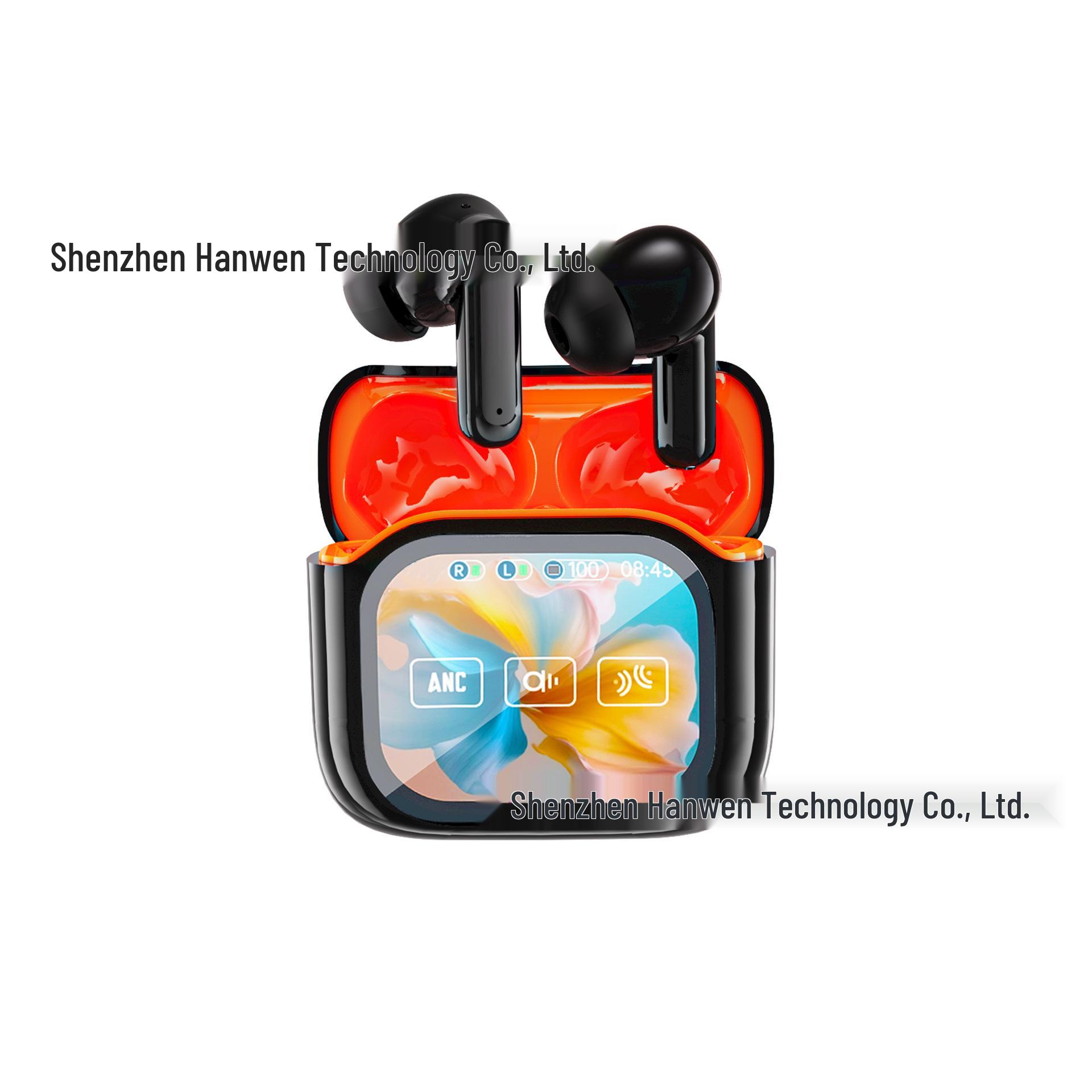 

JM19 In-Ear Bluetooth Headset: ANC Noise Canceling, Multi-Function Color Screen, Wireless Earbuds Standard Version