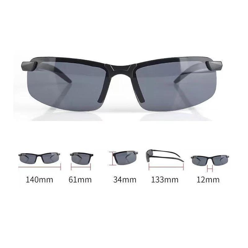 Night Vision Glasses Men Anti-Glare Driving Half Frame Sunglasses for Driver Outdoor Sport Goggles Women Eyewear Gafas De Sol