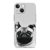 Phone Case For iPhone 17 Cases iPhone Air 16 15 12 13 14 Pro Max 7 8 Plus 16Pro iPhone11 Soft Cover Animal Pug close up