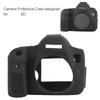 Soft Silicone Camera Case Protective Cover Skin for Canon 6D (Black)