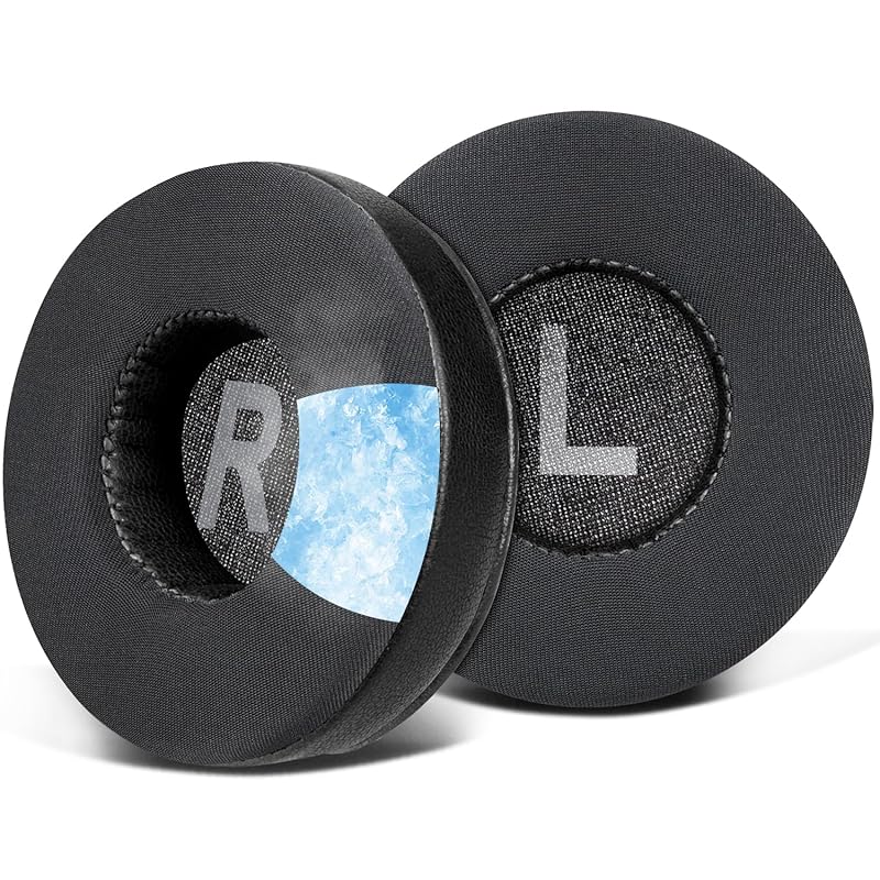 

SOULWIT cooling gel pad ear pads Logicool H390/H390R H600/H600R H609 H760 for headset exchange ear cushion ice silk fabric replacement earmuffs make