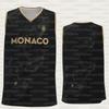 2026 3D Printed AS Monaco Basketball Suit, Basketball Sports Vest, Basketball Training Suit, Fan Exclusive Home Matching Jersey