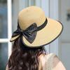 Ny Sommarhatt med Rosett för Kvinnor, Solskydd, Solskyddskräm, Solhatt för Havet, Avslappnad Solhatt