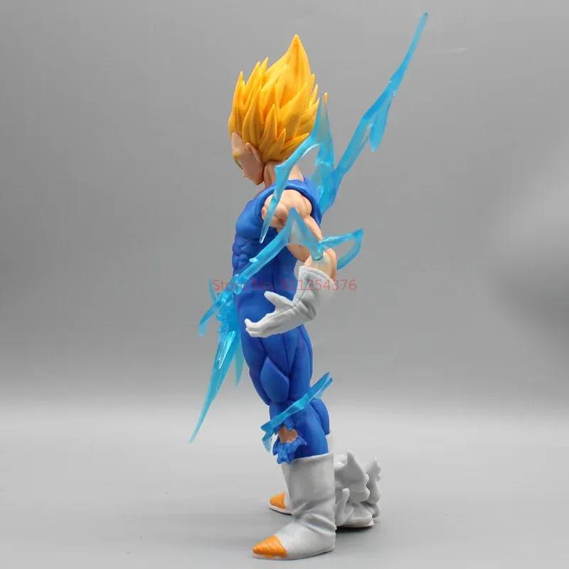 26cm Dragon Ball Z Anime Figure Gk Vegeta Super Saiyan Self Destruct Pvc Statue Model Action Doll Collection Decoration Toy Gift