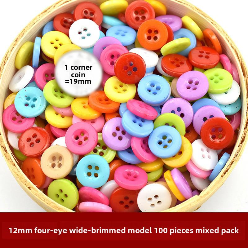 Children's DIY Colorful Button Painting Kit - Creative Love Bear Design for Kindergartens