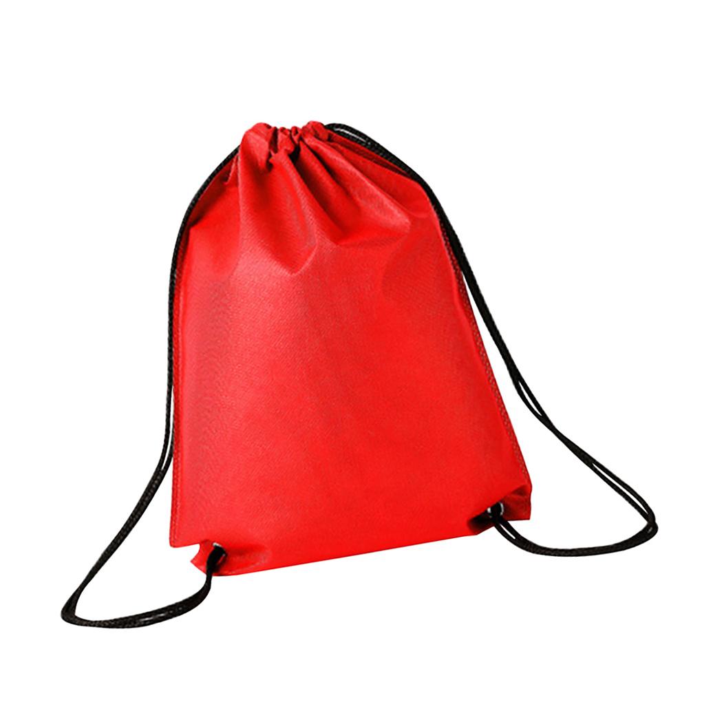 Мешок на шнурке Водонепроницаемый Чехол для хранения обуви и одежды Спортивный Нетканый Рюкзак