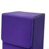 Card Deck Box Large Gathering PU Leather with Dividers Storage