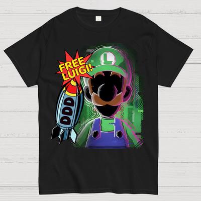 Free Luigi Cotton Summer Casual Cool Loose T-Shirt