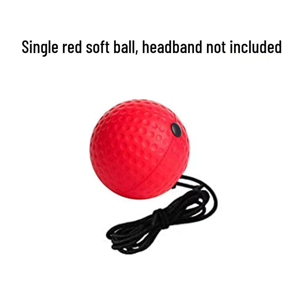 Head-Mounted Boxing Reaction Ball for Stress Relief and Fitness Training