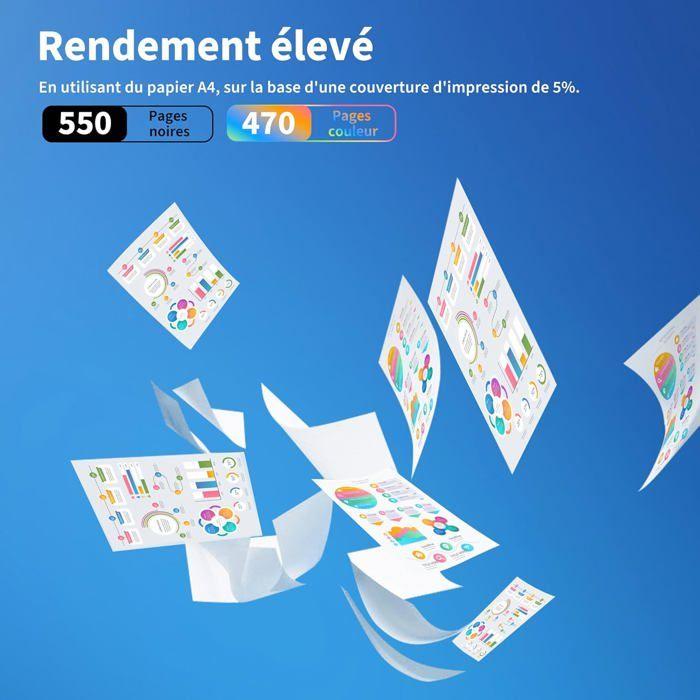 Cartouche d'encre 503XL - Vintella - Compatible Epson - 10 pièces - Haut rendement - Couleurs vives