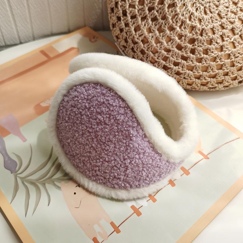 Korean Style Cute Women's Winter Earmuffs - Thick, Lined, Warm, Anti-Freeze Ear Protectors