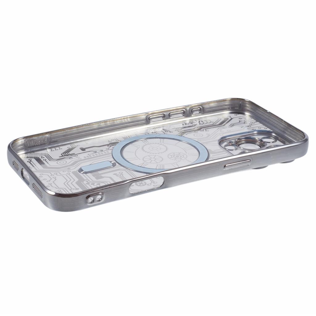 AR-Serie Für iPhone 16 Pro Hülle Kompatibel mit MagSafe Gear Design TPU Handyhülle mit Linsenfolie