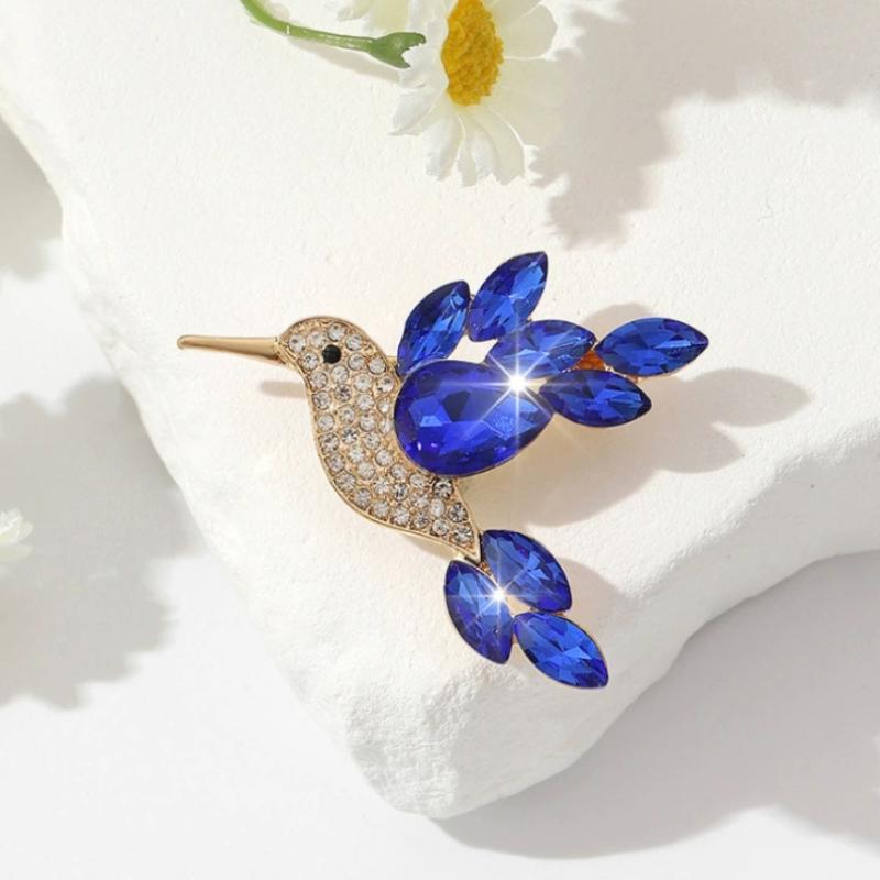 Mode Luxe Glanzende Strass Kristal Vogel Broche Voor Vrouwen Jas Sieraden Accessoires Cadeaus