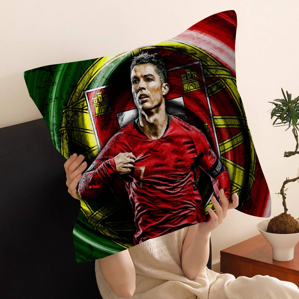 Football Star Number Personalized Pillow Cover Kids Bedroom Wild Party Decor Pillowcase kid Birthday shower Gift