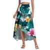 Women's Fashion Casual Printed Slit Ruffle High Waisted Fluttering Shorts Skirt