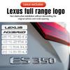 for LEXUS Same as the original car Letter Badge Logo 3D ABS Car Trunk Rear Sticker for LEXUS NX ES LX IS CT RX GS SL LS