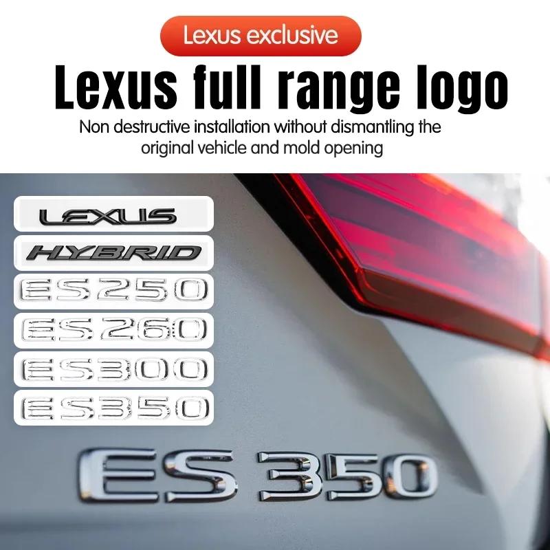 for LEXUS Same as the original car Letter Badge Logo 3D ABS Car Trunk Rear Sticker for LEXUS NX ES LX IS CT RX GS SL LS