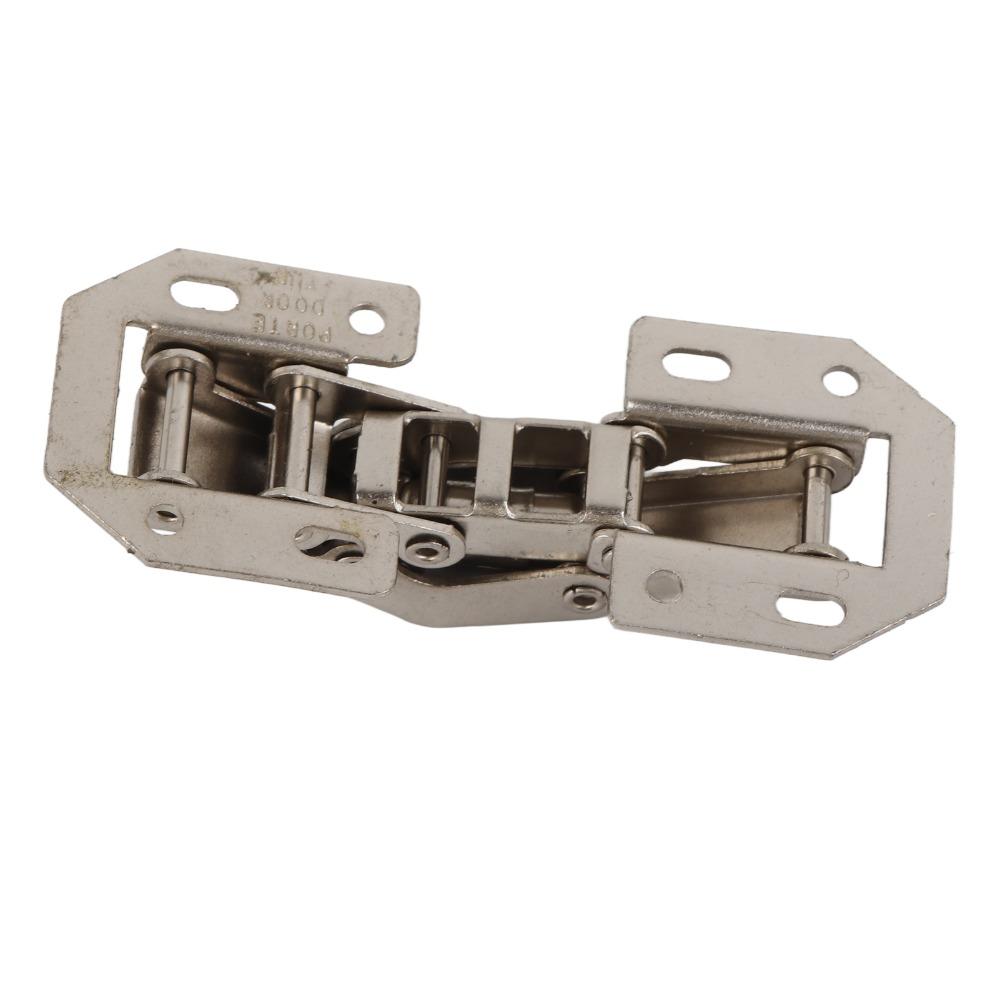 10Pcs Durable 3 Inch Hinge No Drilling Easy Install Bridge Hinge Bridge Type Door Hinge Home Repair