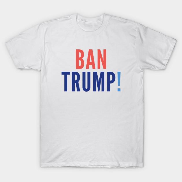 

Unisex Fashion TShirt Ban Trump Print TShirt Plus Size S-5XL T-Shirt 100%Cotton Tops O Neck Short Sleeve Tees L белый