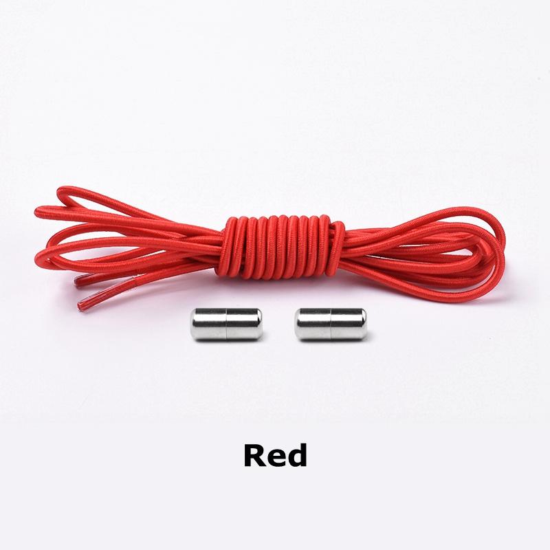 Lacci Elastici Rotondi Senza Nodo per Scarpe da Ginnastica Bambini Adulti Lacci Elastici in Gomma con Chiusura Taglia Unica per Tutte le Scarpe