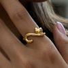 Cat Opening Ring Cartoon Women Jewelry Minimalist Dog Ring  Ladies
