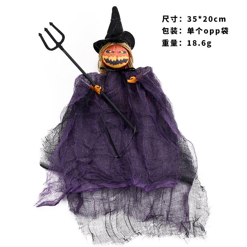 Halloween Decorations, Halloween Supplies, Horror, Pumpkins, Doll Pendants, Haunted House Parties, Hanging Ghost Props