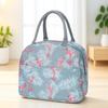 Functional Insulated Lunch Bag Thermal Food Picnic Bag for Women Kids Portable Canvas Lunch Box