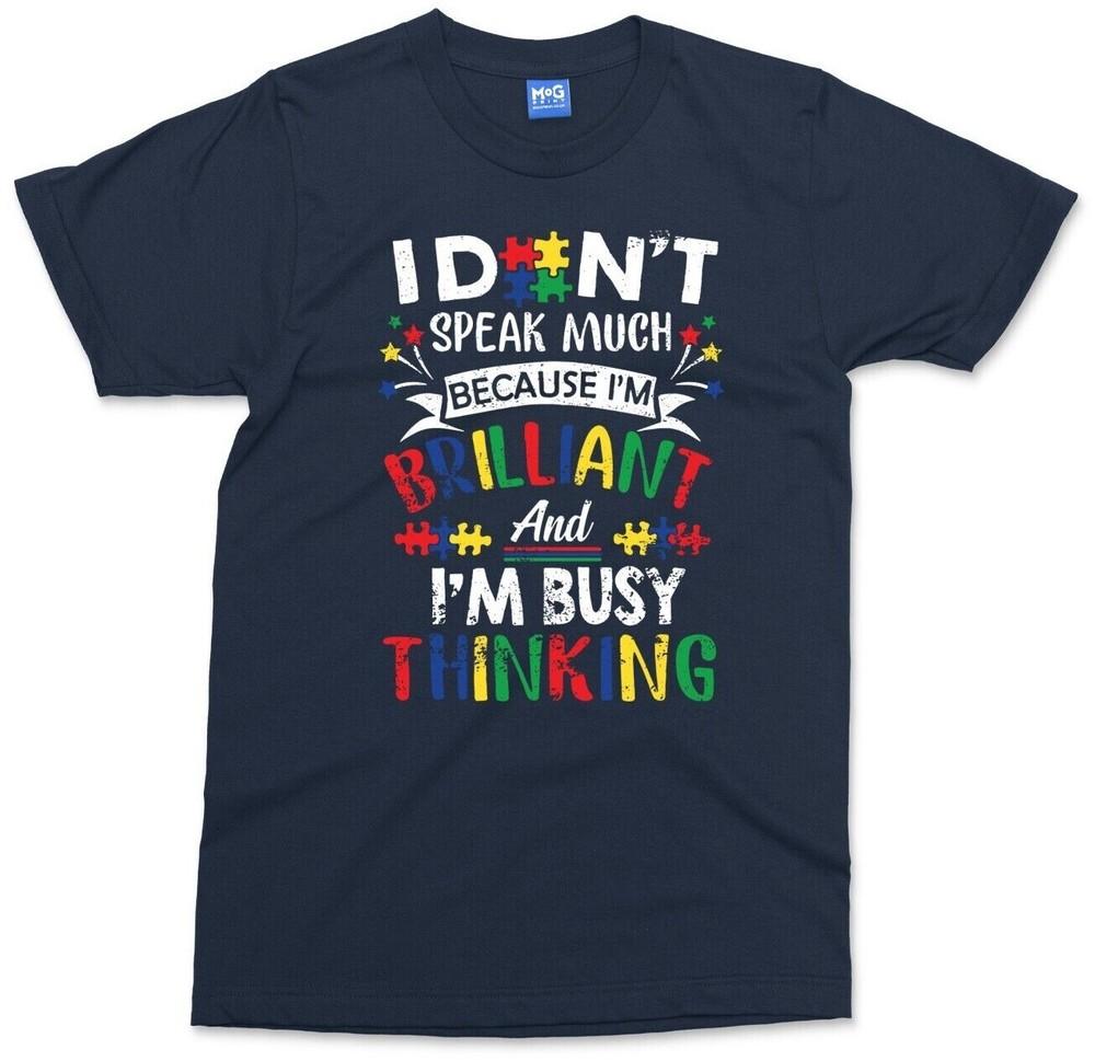 Autism TShirt Colourful Puzzle Piece Design Awareness Tee Support Autism Gift S