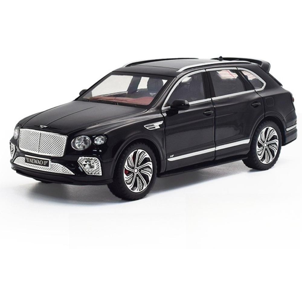 

1/24 Bentley Bentayga Внедорожник Сплав Люкс Модель Автомобиля Литая Металлическая Игрушечная Техника Модель Автомобиля Звук и Свет Симуляция Коллекция Подарок чёрный