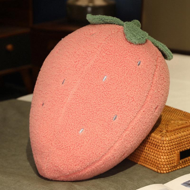 35-45cm Strawberry Pineapple Orange Plush Toy Shy Figured Baby Fruit Plant Plushie Squishy Toys Props Kids Gift