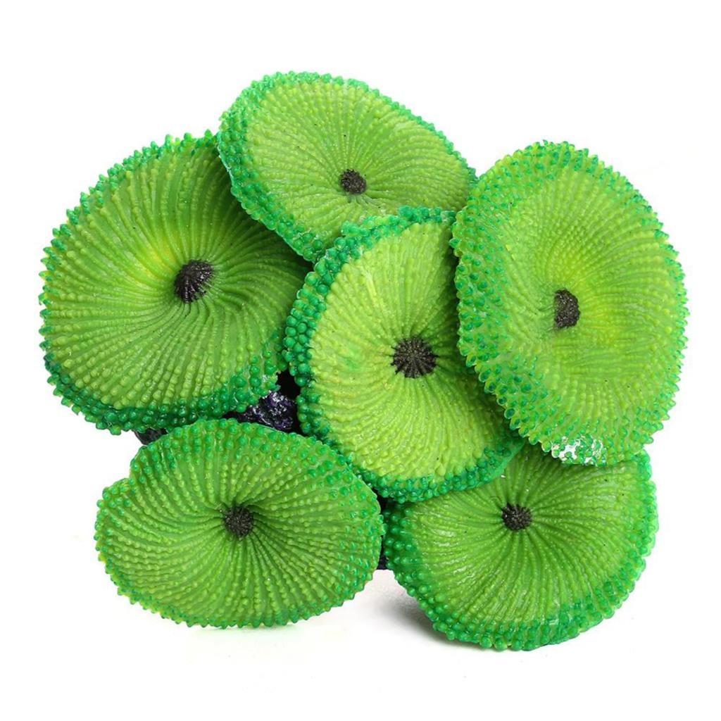 

Декорация Аквариум Искусственная смола Коралл Морское Растение Орнамент зелёный