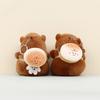 Capybara Pendant Plush Animal Keychain Bag Decoration Cute Doll Gift Holiday